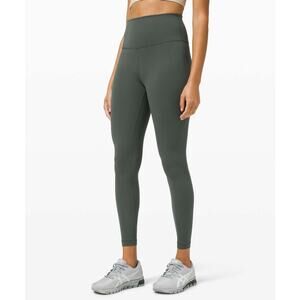 Lululemon Wunder Train High-Rise Tight 25" Smoked Spruce Women's Size 20 EUC